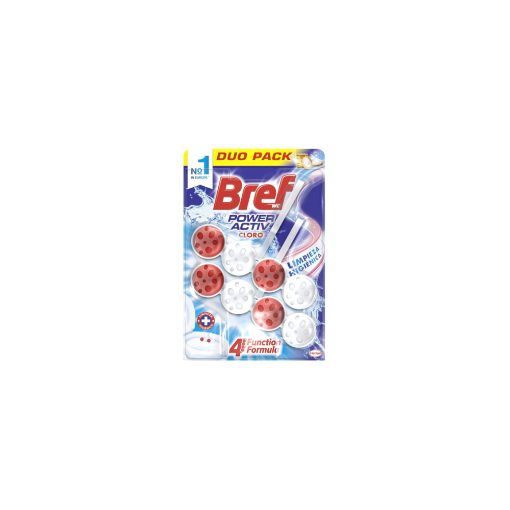 LIMPIADOR WC BREF PODER ACTIVO GEL ALPINO  P/2 UD