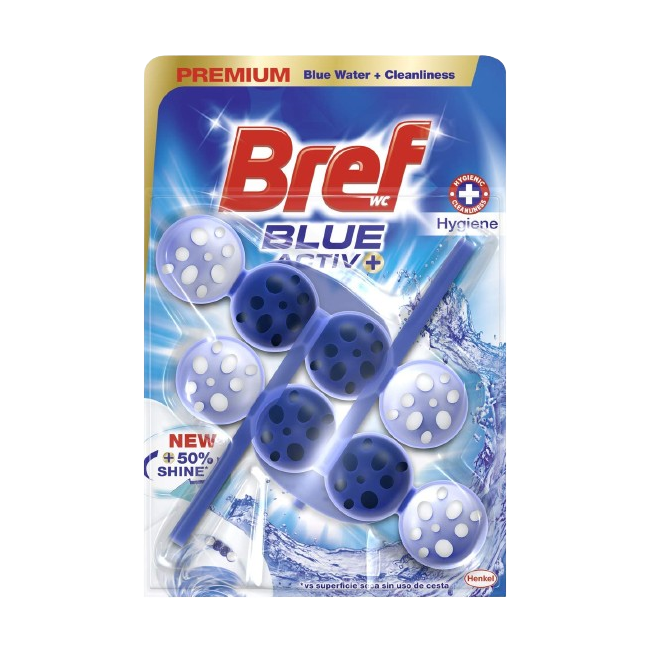 LIMPIADOR WC BREF PODER ACTIVO BLUE PACK-2 UD