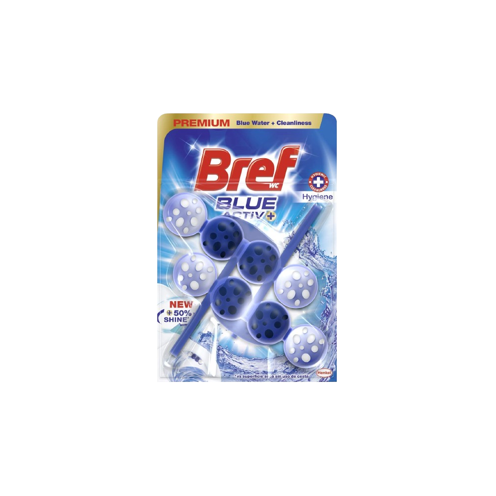 LIMPIADOR WC BREF PODER ACTIVO BLUE PACK-2 UD