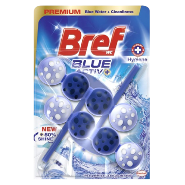 LIMPIADOR WC BREF PODER ACTIVO BLUE PACK-2 UD