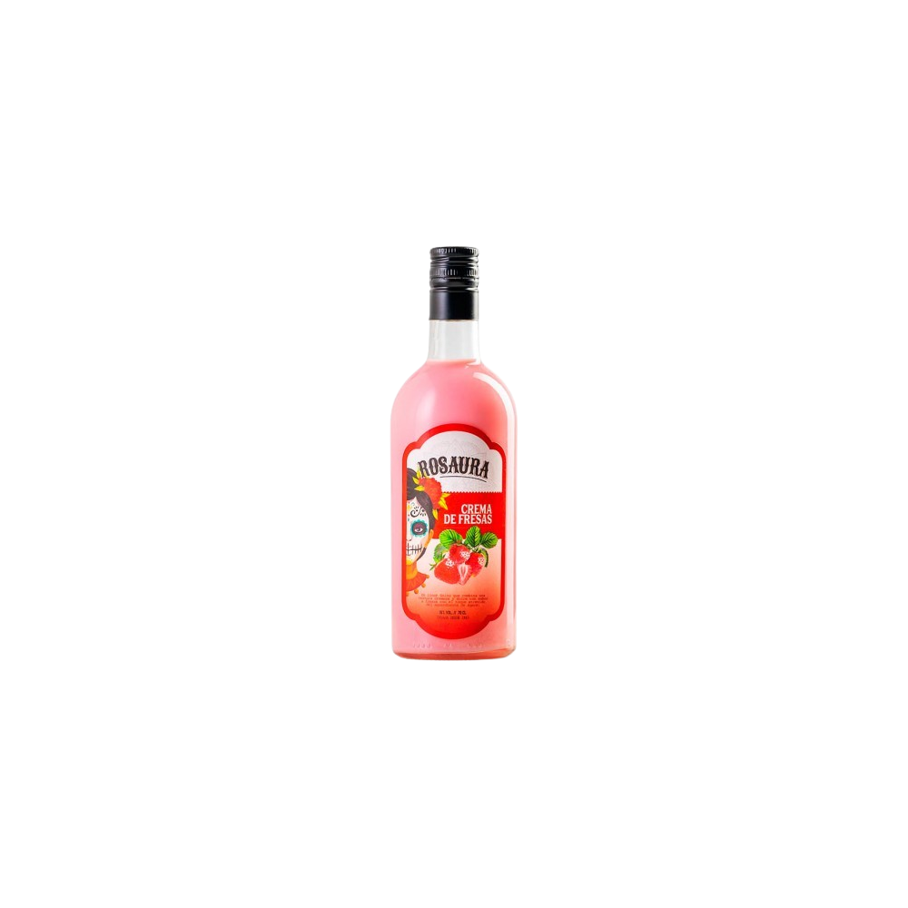 LICOR CREMA TEQUILA FRESA ROSAURA 15º BOTELLA 70CL