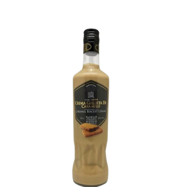 LICOR CREMA GALLETA DE CARAMELO  LIAL 15º  B/70CL.