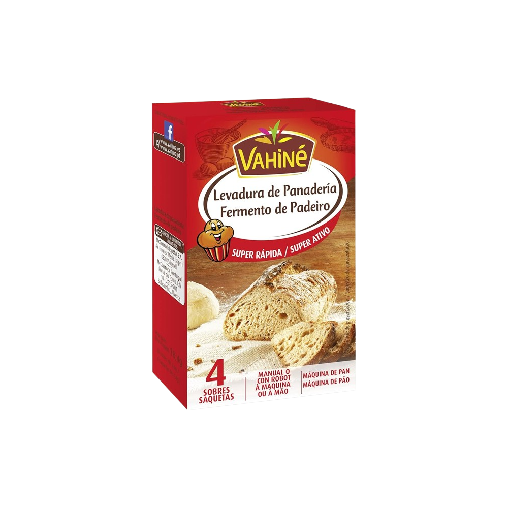 LEVADURA RAPIDA VAHINE 18,4GR E/4 SOBRES