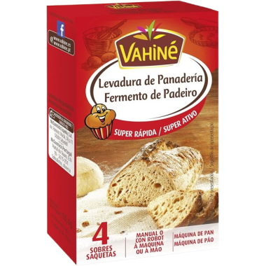LEVADURA RAPIDA VAHINE 18,4GR E/4 SOBRES