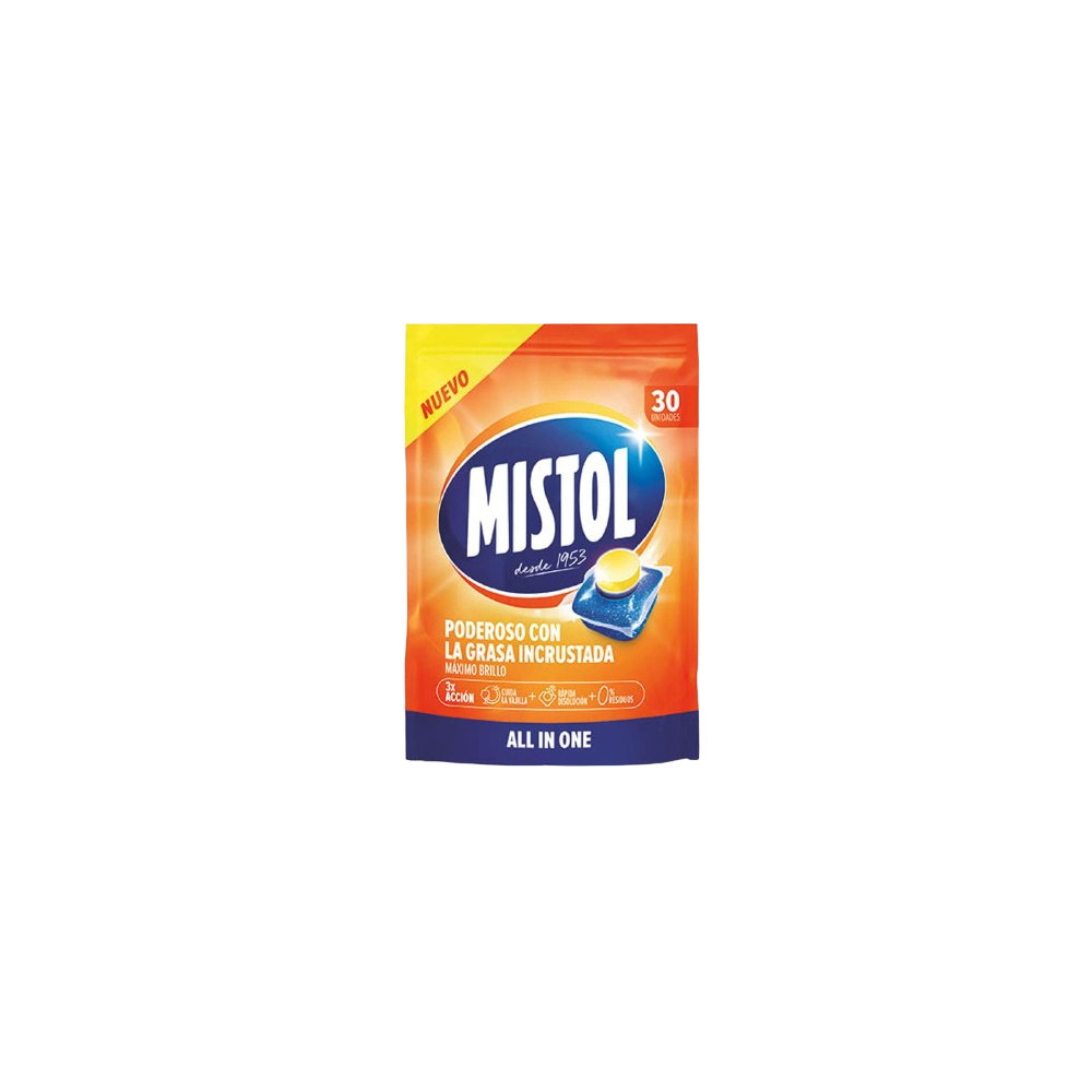 LAVAVAJILLAS MISTOL CAPSULA BOLSA 30UD.