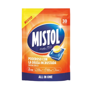 LAVAVAJILLAS MISTOL CAPSULA BOLSA 30UD.