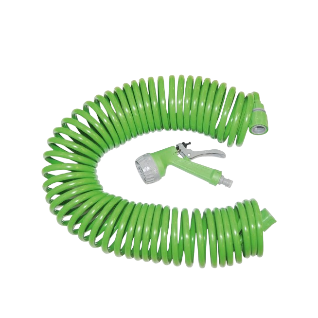 KIT MANGUERA ESPIRAL 7,5M  C/PISTOLA 7 FUNCIONES