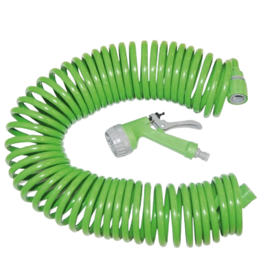 KIT MANGUERA ESPIRAL 7,5M  C/PISTOLA 7 FUNCIONES