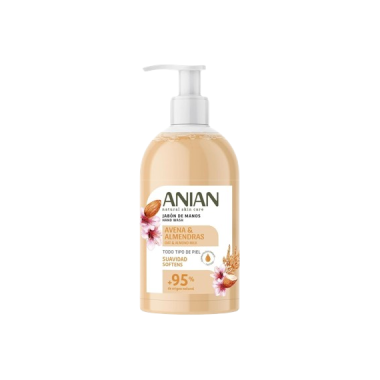 JABON MANOS LIQUIDO ANIAN AVENA/ALMENDRAS DF/500ML