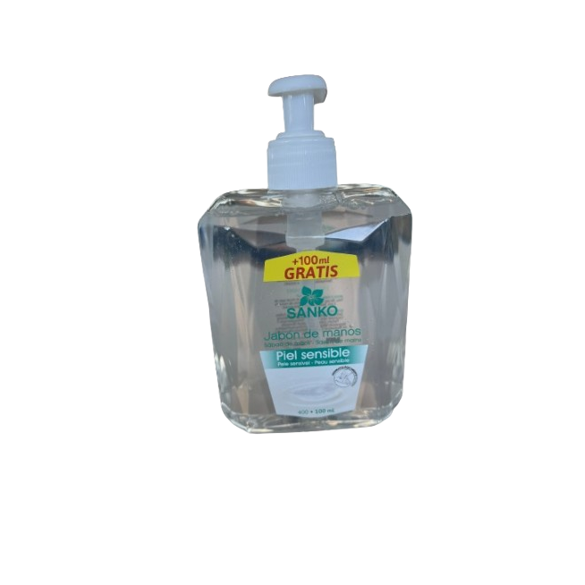 JABON MANOS LIQUIDO SANKO PIEL SENSIBLE  DF/500 ML