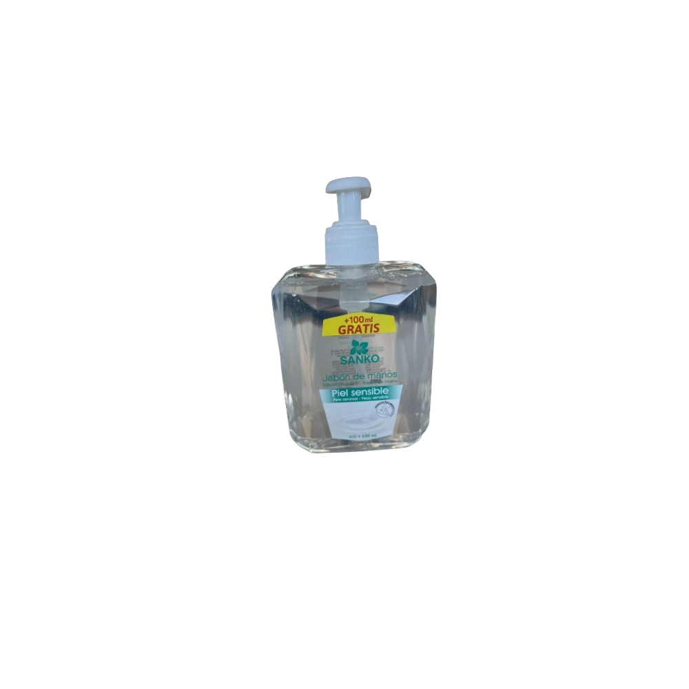 JABON MANOS LIQUIDO SANKO PIEL SENSIBLE  DF/500 ML