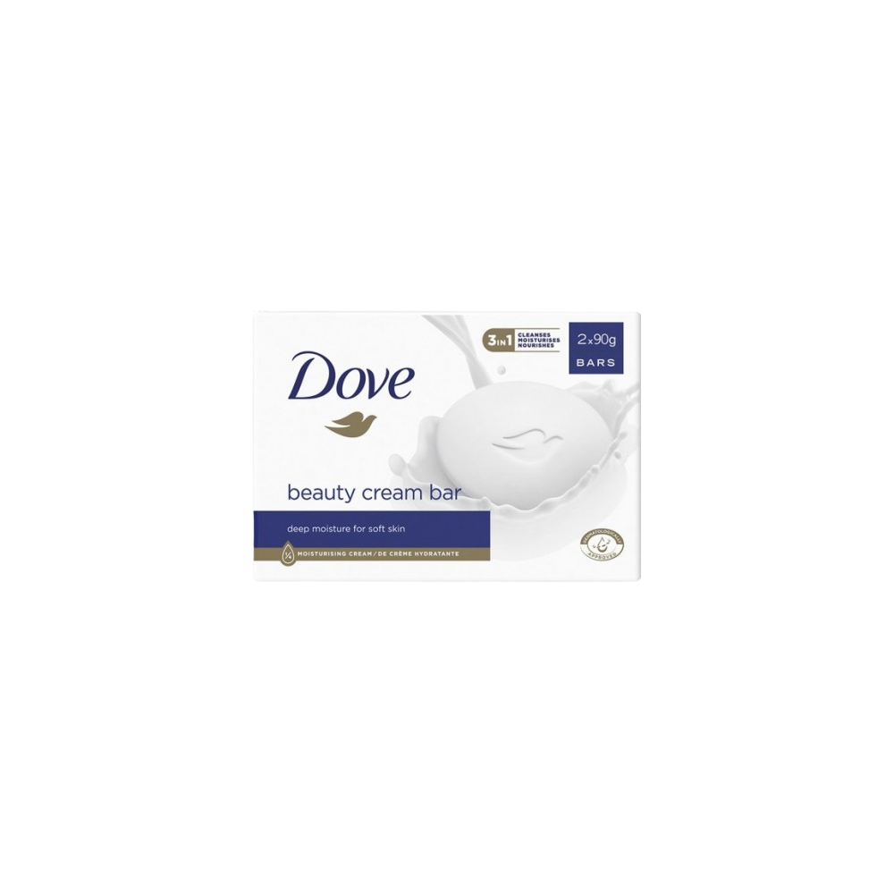 JABON PASTILLA DOVE TOCADOR 90GR PACK-2 UD