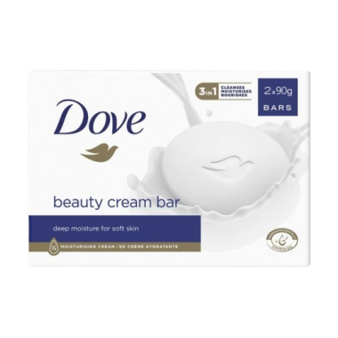 JABON PASTILLA DOVE TOCADOR 90GR PACK-2 UD