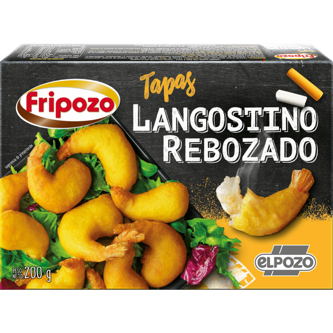 LANGOSTINO REBOZADO FRIPOZO CAJA 200 GR