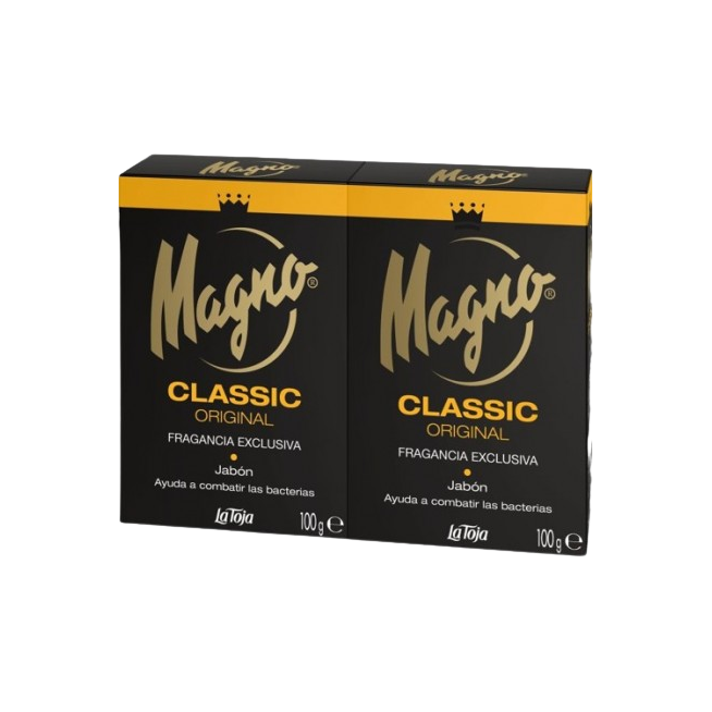 JABON PASTILLA MAGNO 100 GR PACK-2 UD