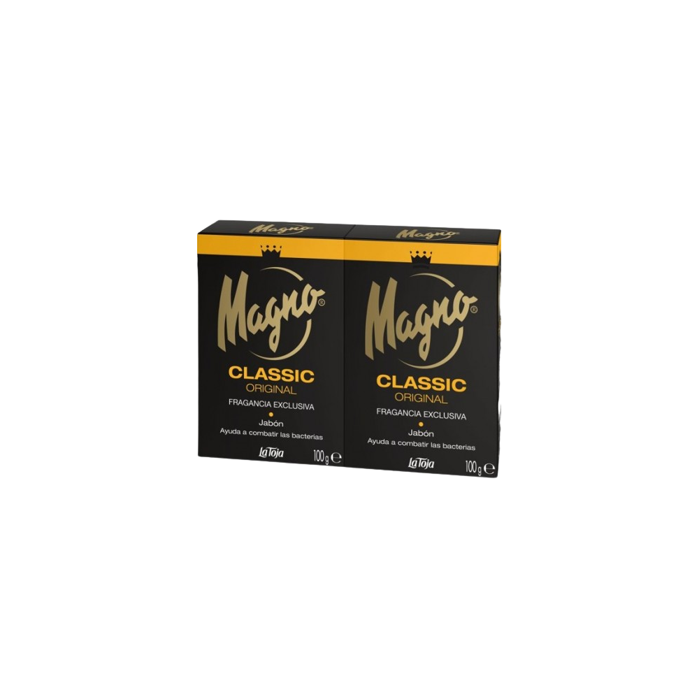 JABON PASTILLA MAGNO 100 GR PACK-2 UD