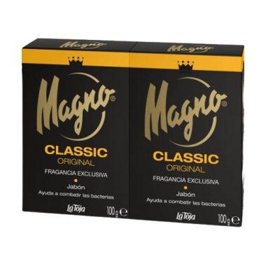 JABON PASTILLA MAGNO 100 GR PACK-2 UD