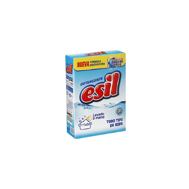 DETERGENTE  ESIL LAVADO A MANO PAQUETE 650GR.