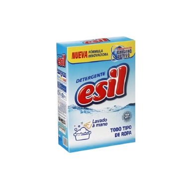 DETERGENTE  ESIL LAVADO A MANO PAQUETE 650GR.