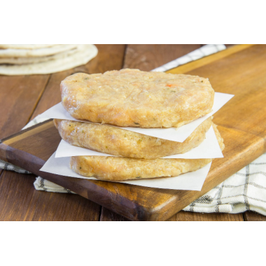 KEBAB HAMBURGUESA POLLO 80GR BOLSA 12U 960GR