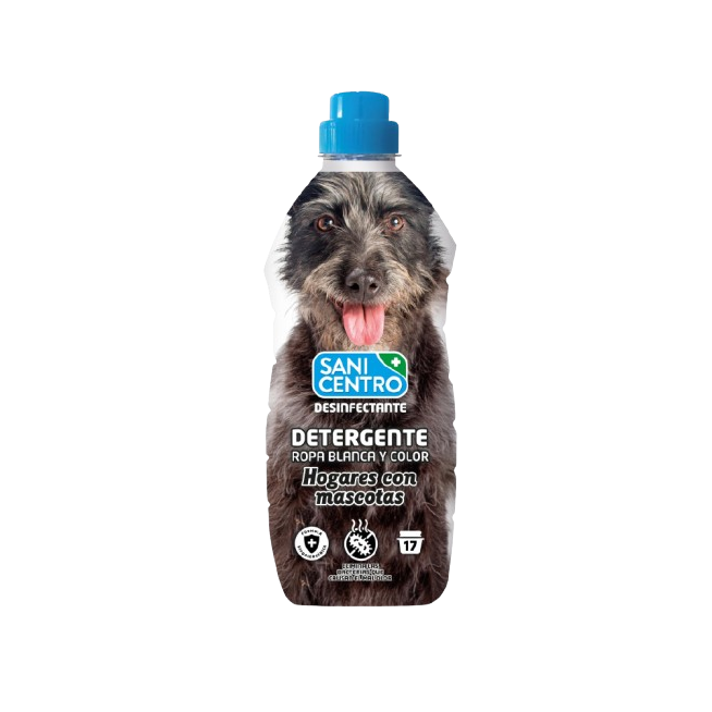 DETERGENTE SANICENTRO HOGAR C/MASCOTA 14 LAV. 1 L.