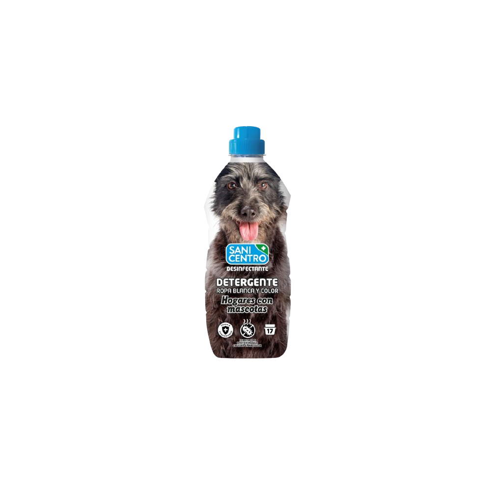 DETERGENTE SANICENTRO HOGAR C/MASCOTA 14 LAV. 1 L.