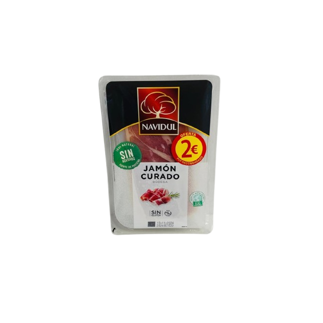 JAMON CURADO BODEGA NAVIDUL LONCHAS 95GR
