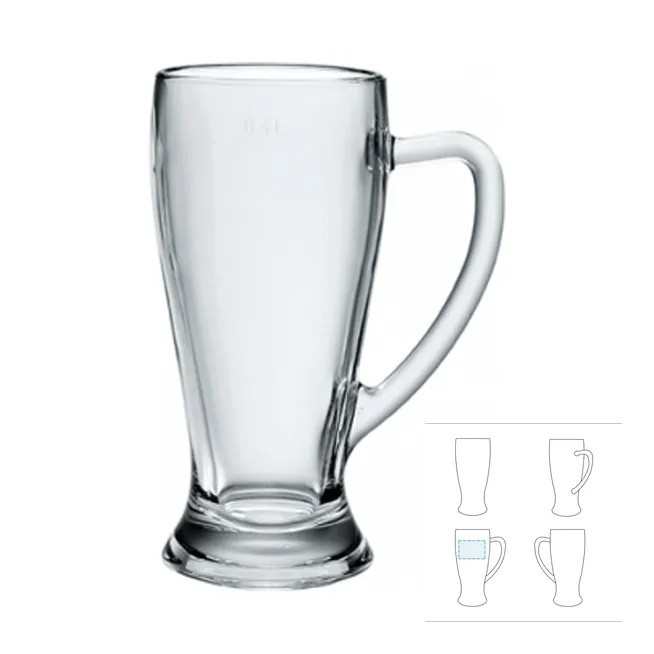 JARRA CRISTAL CERVEZA BAVIERA/BORMIOLI 30CL.