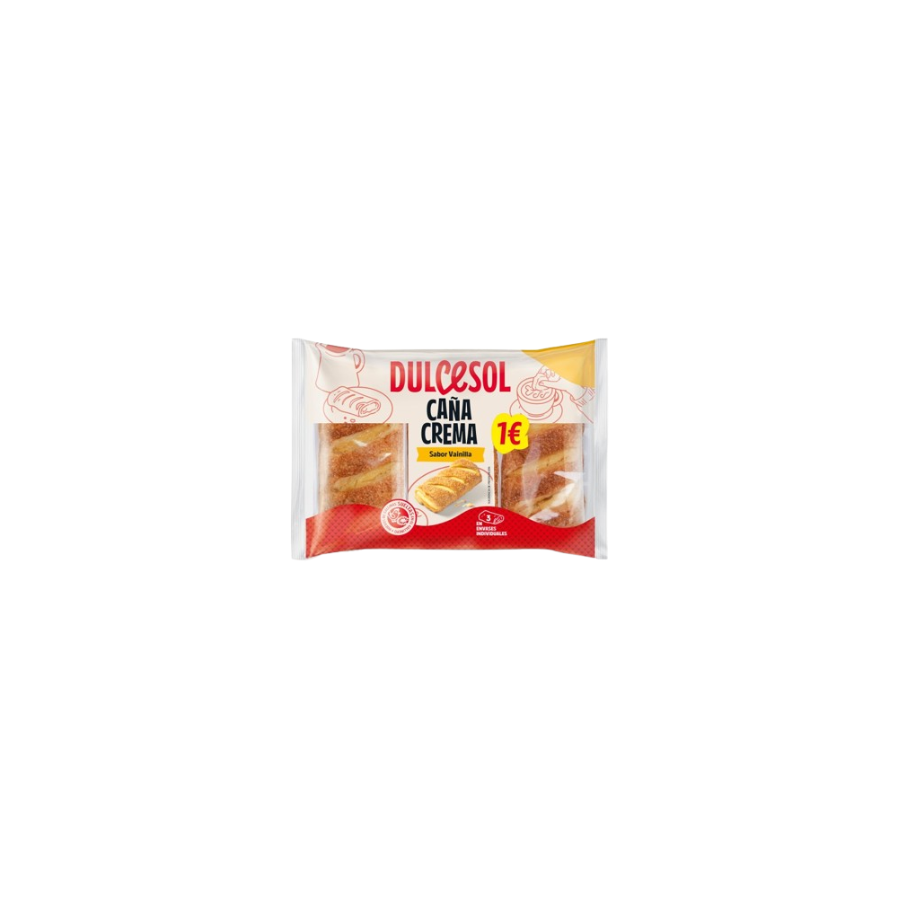 DULCESOL  MINI CAÑA EXTRACACAO  P/3UD 114GR 1€