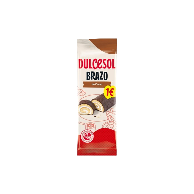 DULCESOL BRAZO DE CACAO-NATA 135 GR1€