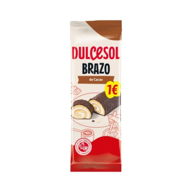 DULCESOL BRAZO DE CACAO-NATA 135 GR1€