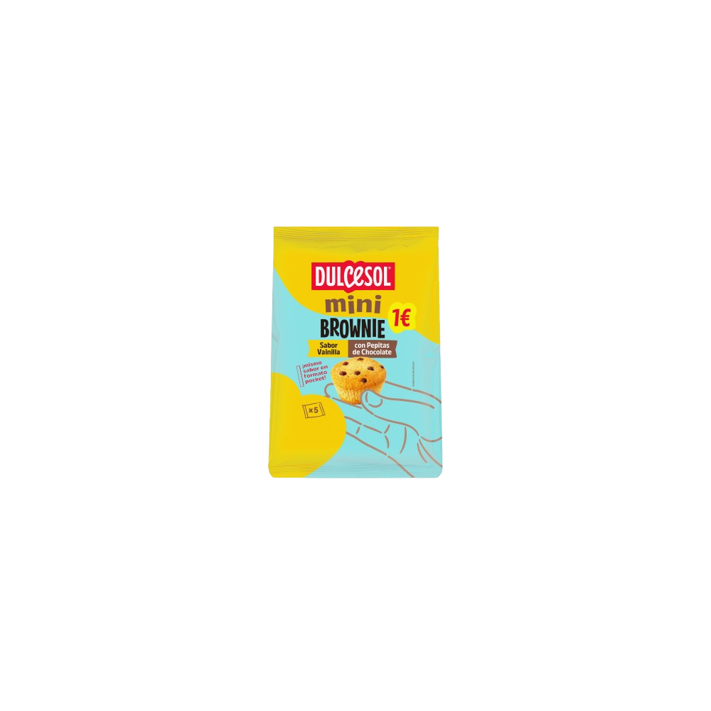 DULCESOL BROWNIE VAINILLA B/125.GR 1€