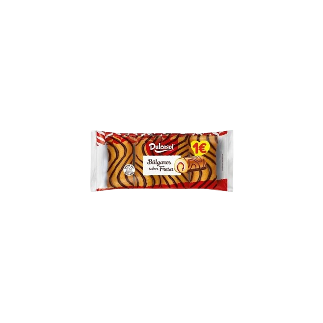 DULCESOL BULGAROS SABOR FRESA 1€ P/140GR