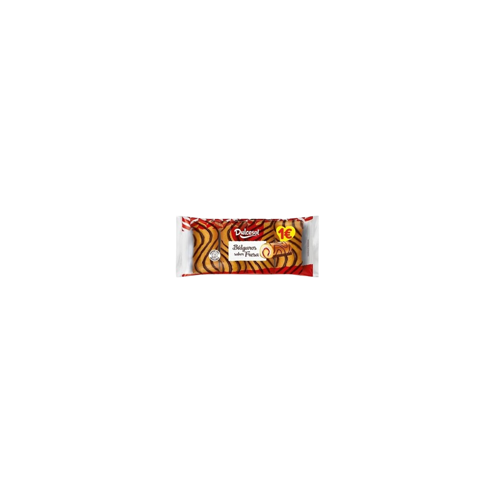 DULCESOL BULGAROS SABOR FRESA 1€ P/140GR