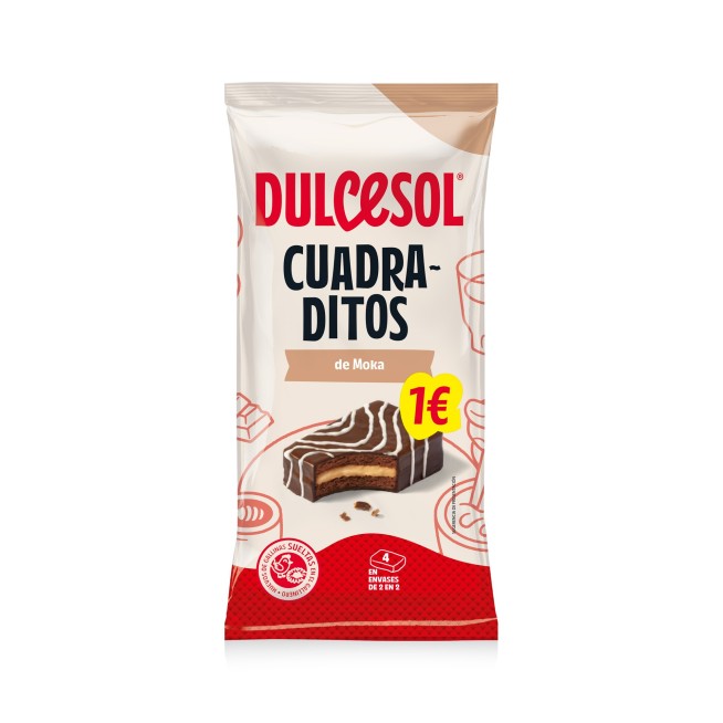 DULCESOL CUADRADO DE MOKA P/171 GR 1€