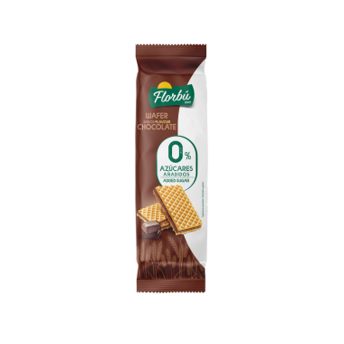 FLORBU BARQUILLO CHOCOLATE S/AZ P/150GR
