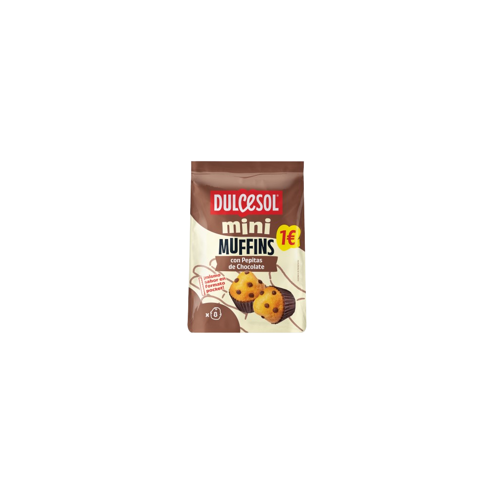 DULCESOL MINI MUFFINS PEPITA CHOCO(1€) P/133