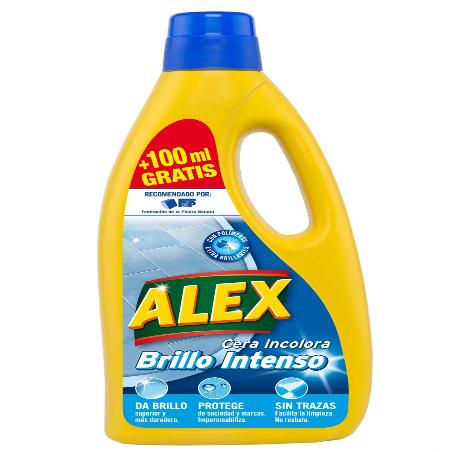 CERA ALEX SUELOS INCOLORA BRILLO INTENSO B/750 ML