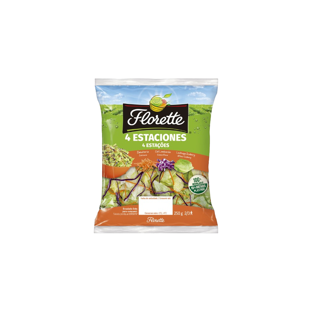 FLORETTE ENSALADA 4 ESTACIONES B/250 GR