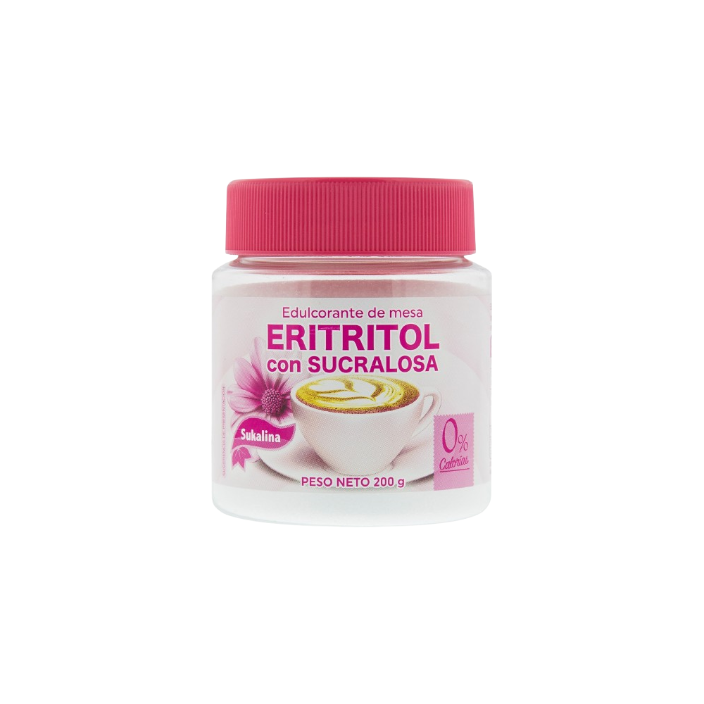 EDULCORANTE SUKALINA ERITRITOL C/ SUCRALOSA B/200G