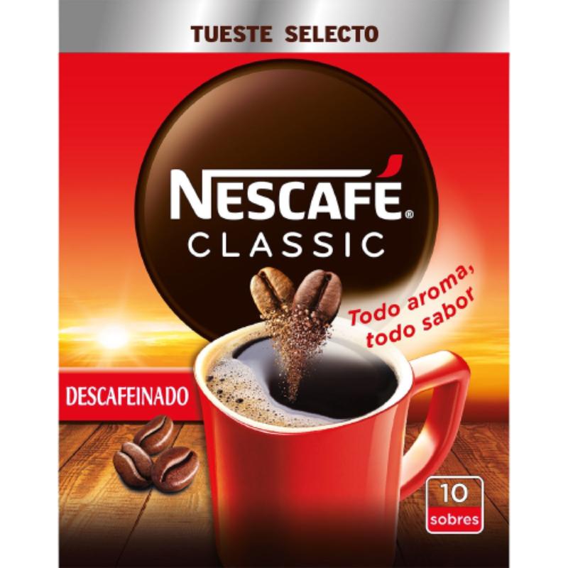 DESCAFEINADO NESCAFE ESTUCHE 10 SOBRES
