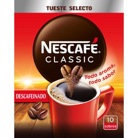 DESCAFEINADO NESCAFE ESTUCHE 10 SOBRES