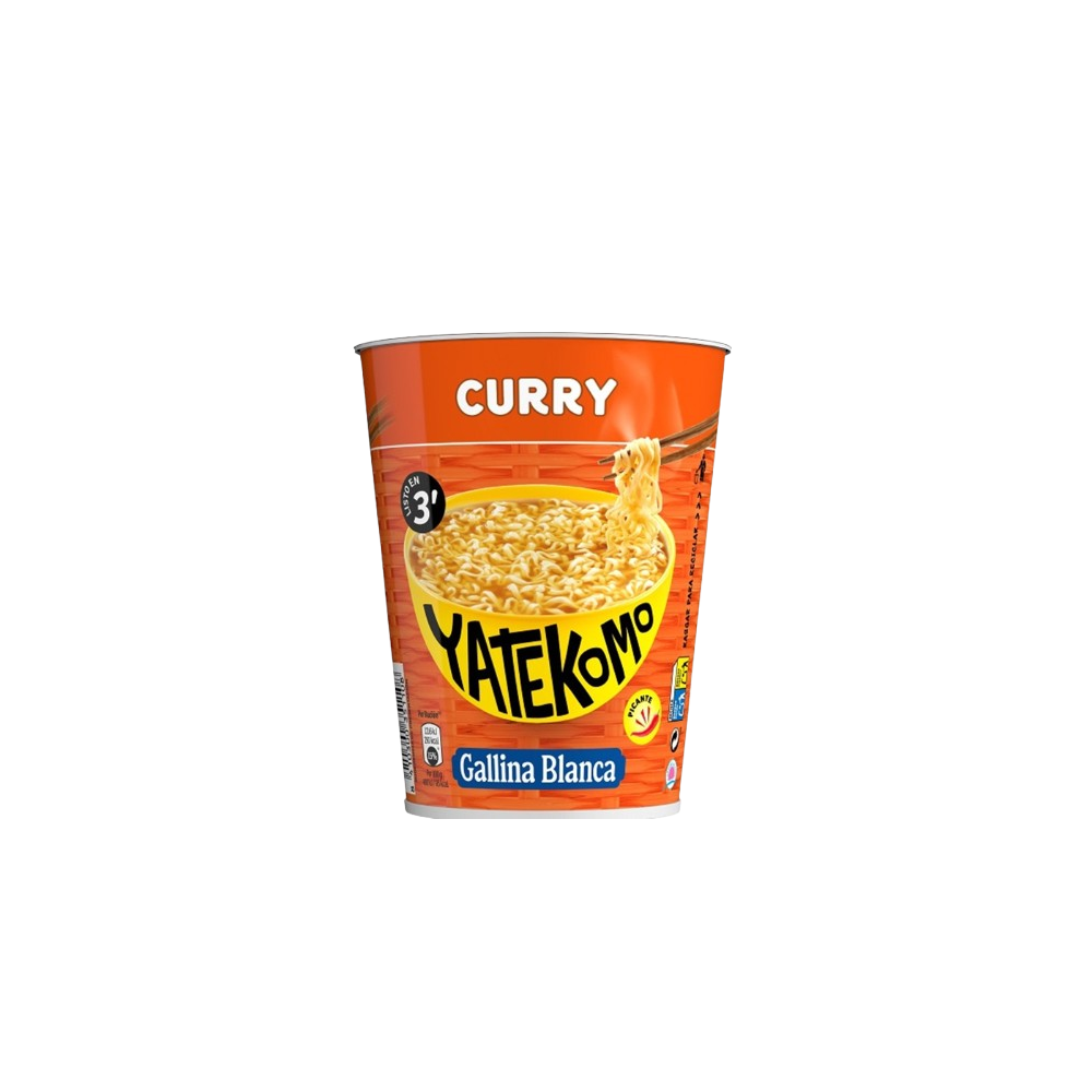 FIDEOS ORIENTALES YATEKOMO CURRY VASO 49 GR