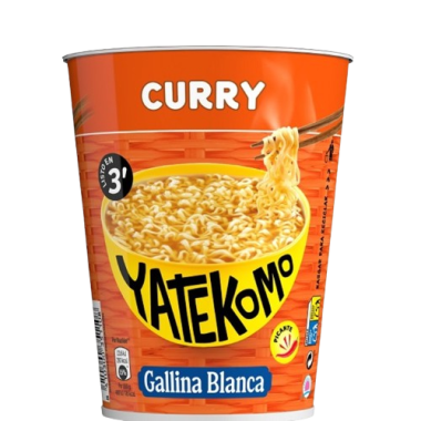 FIDEOS ORIENTALES YATEKOMO CURRY VASO 49 GR
