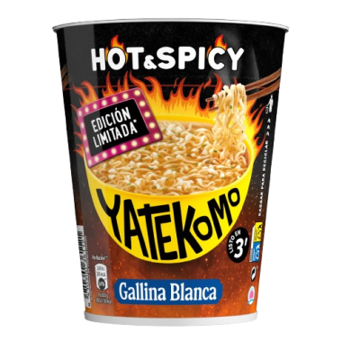 FIDEOS ORIENTALES YATEKOMO HOT& SPICY 61 GR