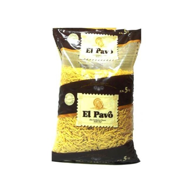 FIDEUA (FIDEO PERLA) EL PAVO BOLSA 5 KG