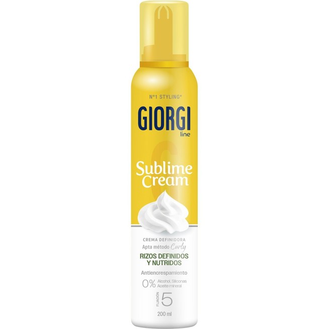 ESPUMA FIJ. SUBLIME CREAM GIORGI RIZO (5) SP/200ML