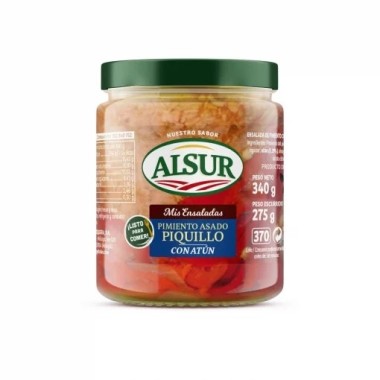 ENSALADA PTO.PIQ.ATUN ALSUR TARRO CRISTAL 275 GR