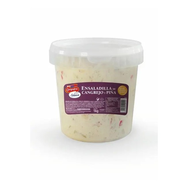 ENSALADILLA  CAMPOFRIO CANGREJO Y PIÑA CUBO1KG