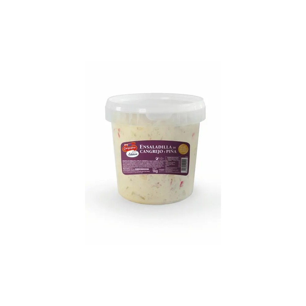 ENSALADILLA  CAMPOFRIO CANGREJO Y PIÑA CUBO1KG